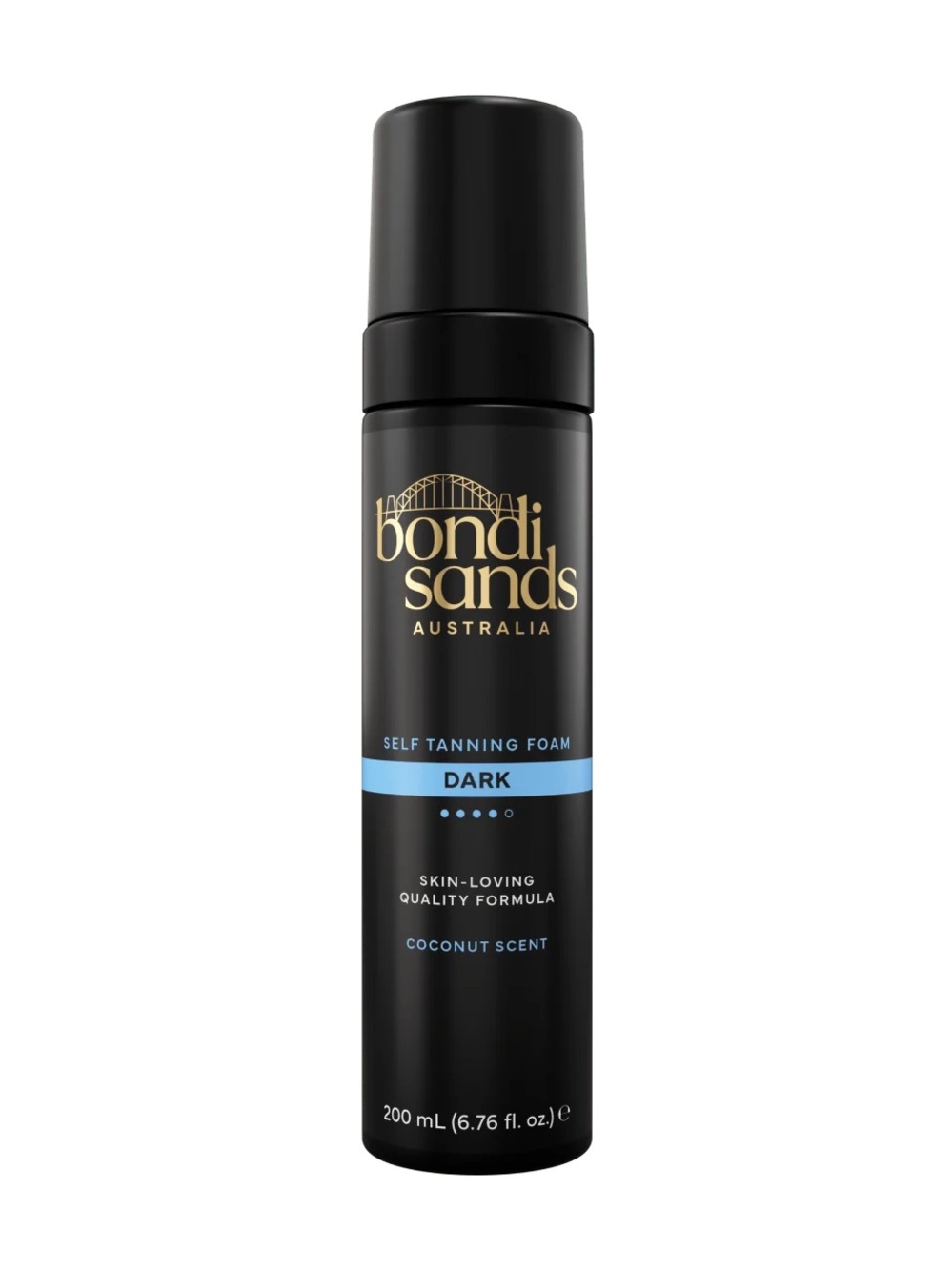 Bondi Sands Dark Self Tanning Foam - Black with Blue Accent